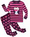 Family Feeling Owl Little Girls 2 Piece 100% Cotton Pajamas Sets Kids Pjs Sleepwear Size 6T Purple