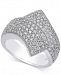Diamond Cluster Bypass Ring (1-1/2 ct. t. w. ) in 14k White Gold