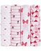 aden by aden + anais Baby Girls 4-Pk. Minnie Mouse Cotton Swaddle Blankets
