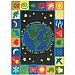 Faith Based In the Beginning Kids Rug Size: 3'10" x 5'4