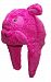 Best Winter Hats Girl's Baby/Toddler Fleece Hat with Puppy Face (One Size) - Dark Pink