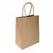8x4.75x10 50 pcs Brown Kraft Paper Bags 95% POST CONSUMER MATERIALS & FSC CERTIFIED by BagSource