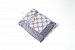Bacati Grey Ikat Dots with Border Plush Blanket, Grey/Grey, 30" x 40"