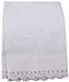 100% White Cotton Christening Towel Baptism Towel with Lace by Little Things Mean A Lot