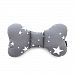 Head & Neck Support Baby Pillow Organic Cotton, Protection for Shaken Syndrome, Best Headrest for Car Seats, Strollers for Infants, Babies & Toddlers (StarDream Gray)