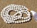 White agate gemstone japa mala beads 108 beads ~ meditation, prayer by Dowsing And Healing Stones