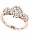 Pave Rose by Effy Diamond Tri-Cluster Ring (3/4 ct. t. w. ) in 14k Rose Gold