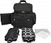 Terra Baby Diaper Bag Backpack Organizer with Stroller Straps and Changing Pad, Black