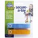 Baby Buddy 2 Piece Secure-A-Toy Safety Strap, Blue/Gold
