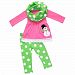 Unique Baby Girls Frosty the Snowman 3 Piece Christmas Outfit (12 Month/XS, Pink)