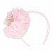 Frills Baby Girl Tiara & Tulle Hairband - Perfect Wedding Flower Girls Headband for Toddler - Pink