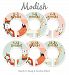 Modish Labels Baby Nursery Closet Dividers, Closet Organizers, Nursery Decor, Baby Girl, Woodland, Tribal, Fox, Bear, Deer, Rabbit, Pink, Mint