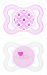 MAM Mini-Air Orthodontic Pacifier, Girl, 0-6 Months, 2-Count