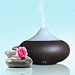 Beauty Aura Wooden Ultrasonic Aromatherapy Oil Diffuser-Electric Diffuser for Essential Oils - Fills the Air with the Aroma of Oil to Promote Well-Being, Purifies Air, Humidifies! ! ! Comes In 2 Attractive Colors Light Brown and Dark Brown