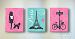 MuralMax - Paris - Eiffel Tower - Walk My Dog Theme - The Canvas Paris Collection - Set of 3 - Size - 12 x 16