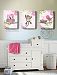 MuralMax - Floral Mums Canvas Decor - Monkey - Birds & Owl Theme - Set of 3 - Size - 24 x 30