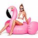 Adults Flamingo Inflatable Swimming Float; Swimming Ring Lounger for Women and Men Pool Water Play Toys Party Favors Inflatable Raft with Electric Pump Hot Instagram Style