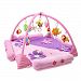 Missley Baby Gym Music Activity Gym Blanket Fitness Rack Children Educational Toys (pink)