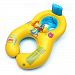 ForuMall Mother Baby Swim Float Soft Inflatable Kids Chair Seat Double Person Swimming Ring Pool Toys (Yellow)