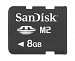 Sandisk - 8Gb Memory Stick Micro (M2) With Mobilemate Micro Reader