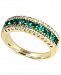 Brasilica by Effy Emerald (1-1/8 ct. t. w. ) and Diamond (1/8 ct. t. w. ) Ring in 14k Gold