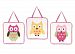 Pink Happy Owl Wall Hanging Accessories by Sweet Jojo Designs