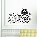 ArtStickers Owl on Tree Wall Vinyl Sticker Decal Livingroom Children Mural Art Nursery Hall