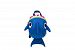 SUNVENO Toddler Kids Children Boy Girls Anti Lost Backpack Safety Harnesse Bags Rucksack Fish Type Backpack (Blue)