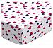 SheetWorld Fitted Stroller Bassinet Sheet - Hearts - Made In USA - 13 inches x 29 inches (33.02 cm x 73.66 cm)