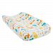 Trend Lab Plush Changing Pad Cover, Yellow Lullaby Jungle