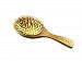 B&L Large Oval Cushion Wood Bristles Wood Handle Massage Brushes For All Hair Types