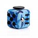 Roll over image to zoom in PREMIUM Fidget Cube MADE OF SILICONE by Zpress - Helps Increase Focus and Relieves Anxiety and Stress. Use at home, School, Office or on the go. For Kids and Adults (BLUE CAMOUFLAGE)