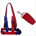 Baby Travel Safety Restraint- Anti lost Suspenders / Toddlers Rope （Blue/Red）