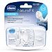 Chicco 180800 Soft Silicone Pacifier for New Born Babies(2 Pack), Clear