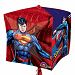 Anagram Superman Supershape Cubez Foil Balloon (One Size) (Multicolored)