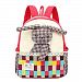 Kindergarten Shoulder Bag Cute Cartoon Backpack Boys And Girls Lovely Design Color School backpack, E