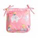 ZEAMO Universal Baby Pram Stroller Organizer Bag Multifunction Large Storage Bag Diaper Bag Nappy Bag Cartoon for Pushchair Buggy Carriage Crib (31*31cm, Pink Elephant)