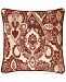 J Queen New York Rosewood Burgundy 20" Square Decorative Pillow Bedding