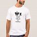 KEEP CALM AND CASTLE - Tee Shirt for Chess Fans