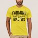 Farming, Mud, Sweat, Tractors, Tire track T-shirt