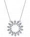 Diamond Sun Pendant Necklace (1-1/2 ct. t. w. ) in 14k White Gold