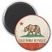 Magnet with Distressed California Republic Flag