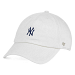 New York Yankees Base Runner Micro Logo Clean Up Cap - White