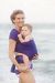 Beachfront Baby Wrap – The Original Water & Warm Weather Baby Carrier | Made in USA with Safety Tested Fabric, CPSIA & ASTM Compliant | Lightweight, Quick Dry & Breathable Paradise Plum, One-Size)