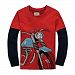[IGO. ]Long Sleeve Baby boys clothing infant toddler Motorcycle T-shirts CG31T2, 2-3Y Red
