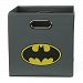 Batman BATSTOR305 Logo Folding Storage Bin Gray