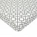 American Baby Company 100% Cotton Percale Fitted Portable/Mini Crib Sheet, Gray Lattice by American Baby Company
