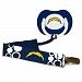 Baby Fanatic Pacifier with Clip, San Diego Chargers by Baby Fanatic