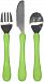 green sprouts by i play. Learning Cutlery Set, Green
