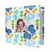 NUOLUX 6 inch Baby Scrapbook Album Newborn Toddler Memory and Record Book for Keepsake (Blue Butterfly)